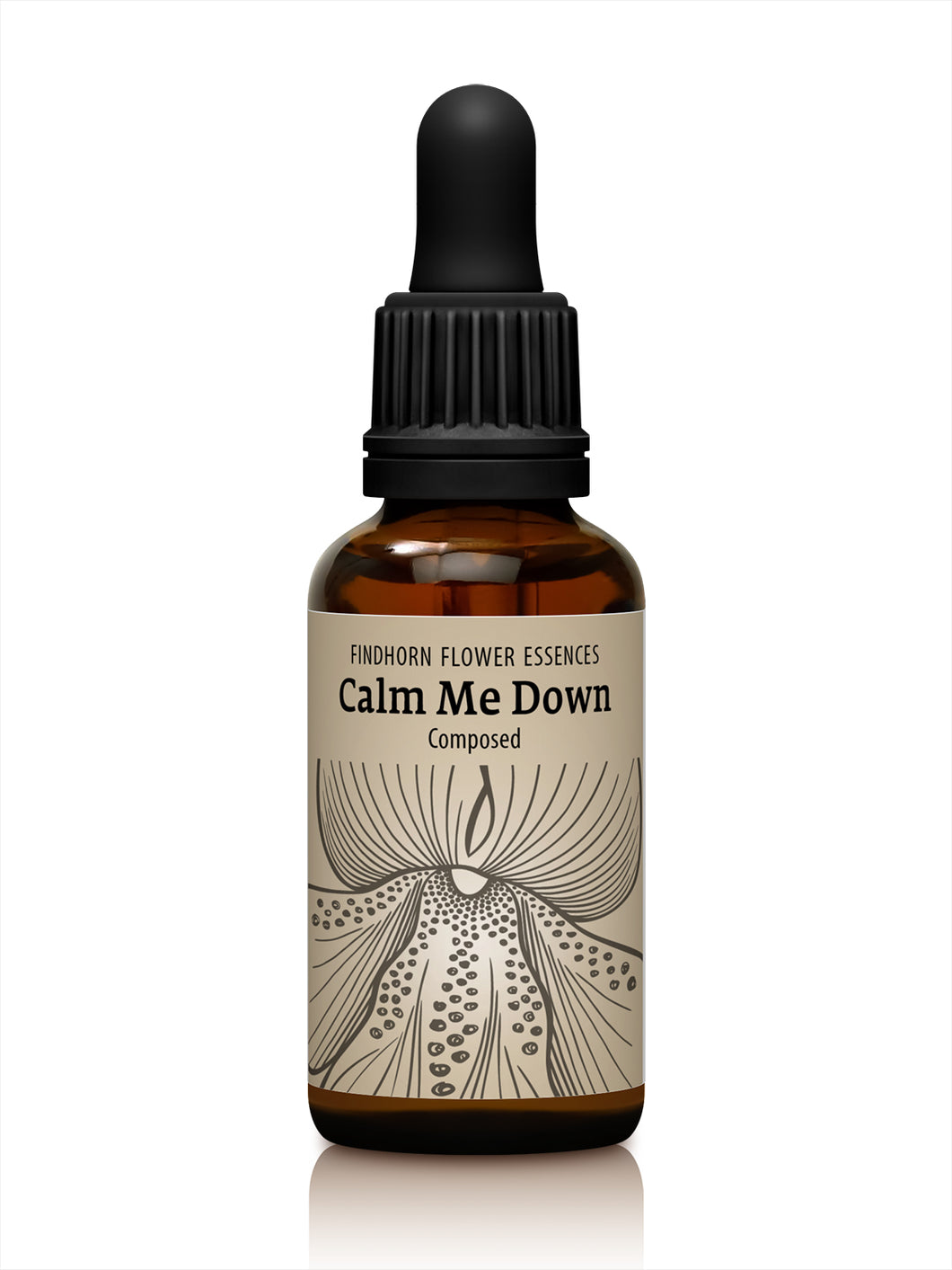 Findhorn Flower Essence drop bottle - Calm Me Down 30ml 芬活安穩情緒花精滴瓶 30ml